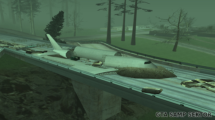 Обновление GTA SA:MP SEKTOR 2 - Разбитый самолет!